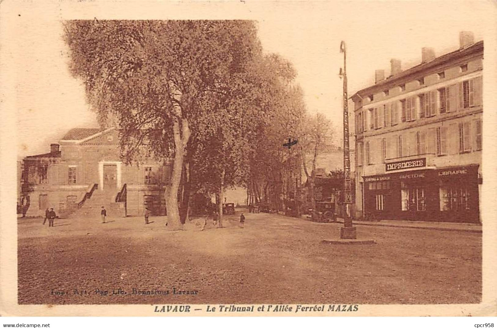 81-AM22522.Lavaur.Le Tribunal Et Allée Ferréol Mazas - Lavaur