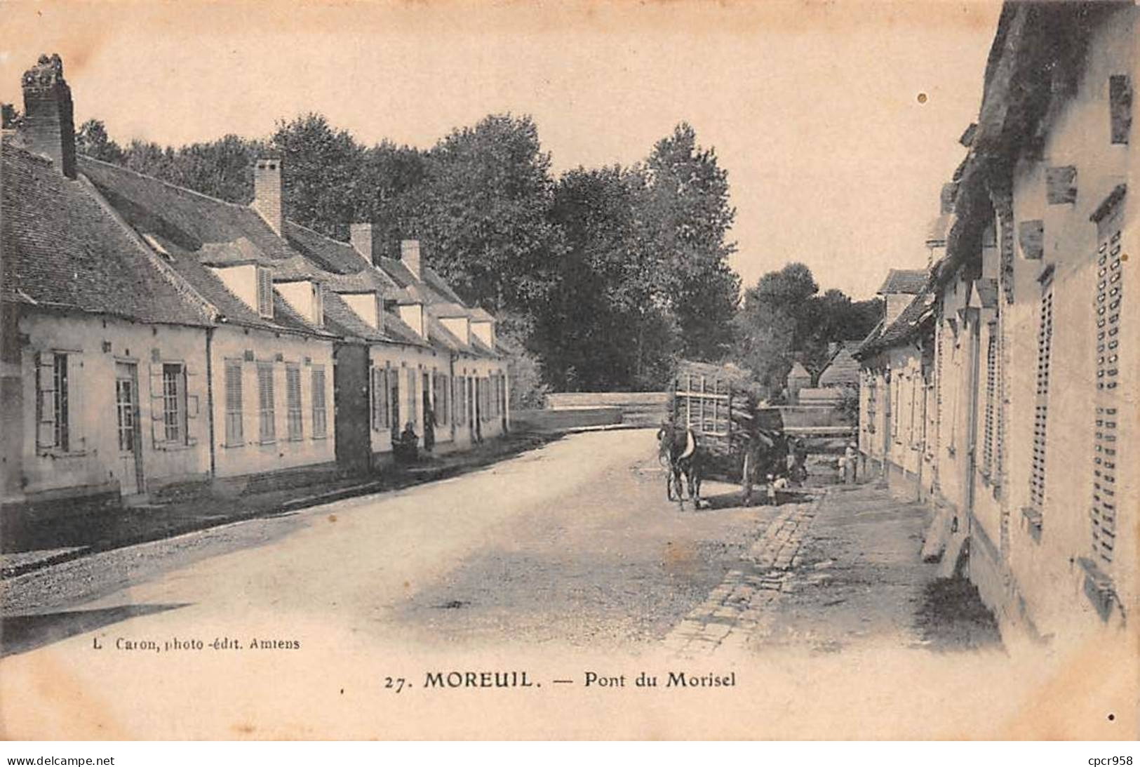 80-AM22504.Moreuil.N°27.Pont Du Morisel - Moreuil