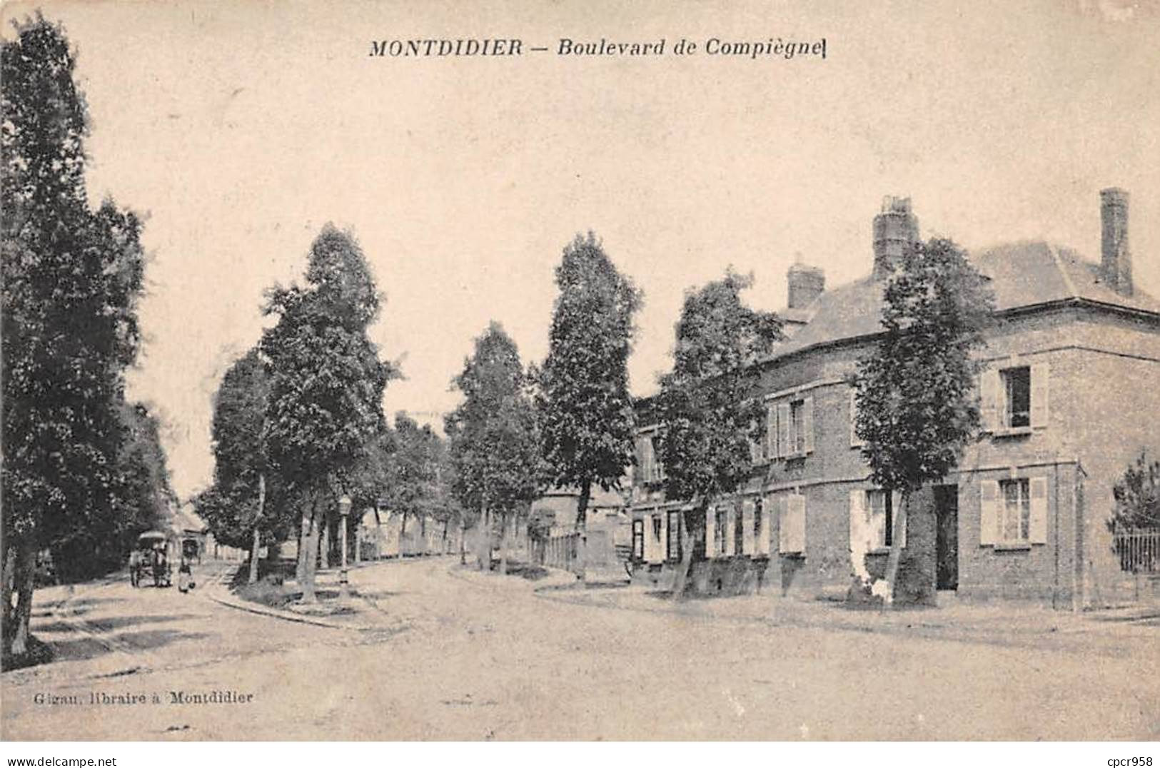 80-AM22514.Montdidier.Boulevard De Compiègne - Montdidier