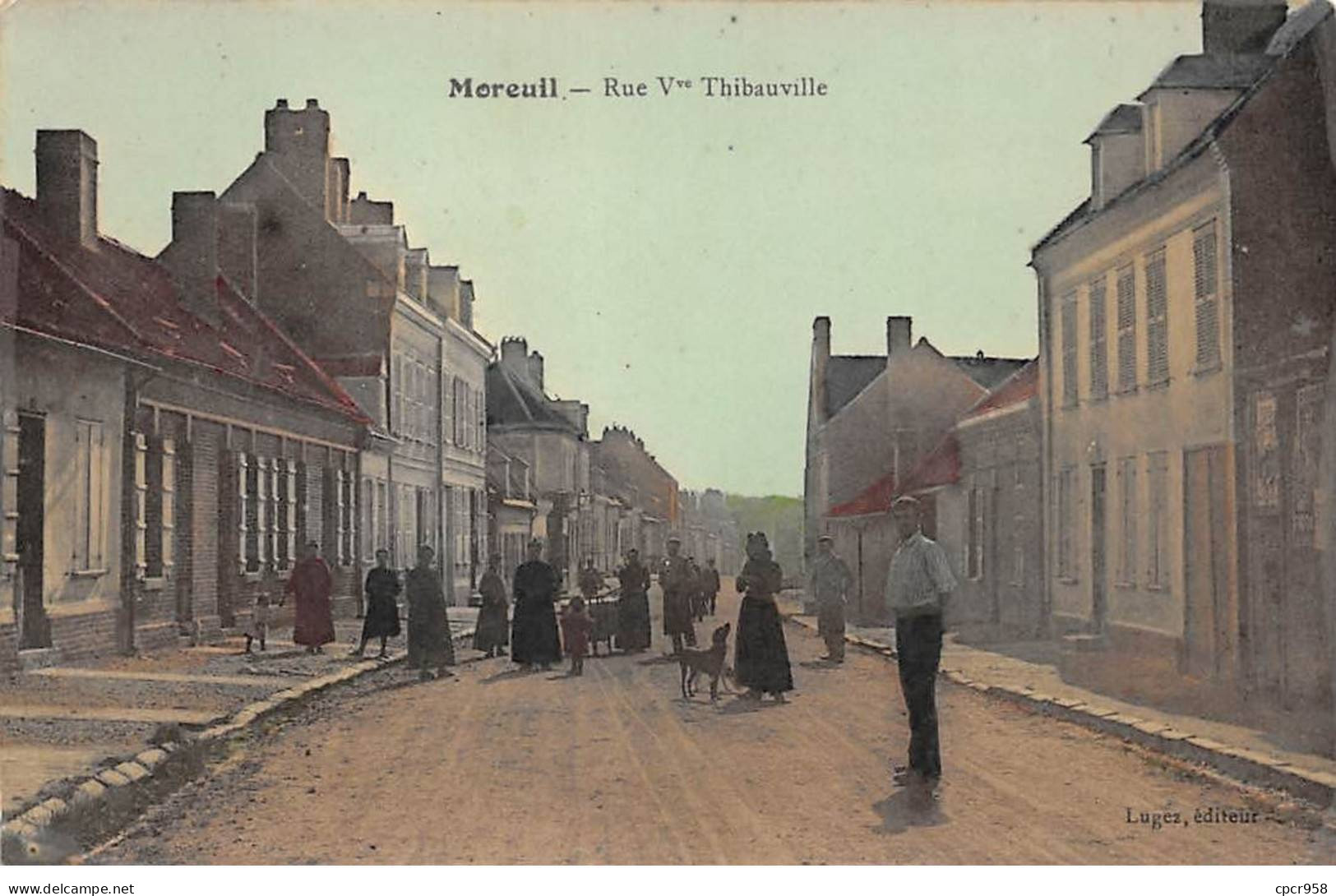 80-AM22502.Moreuil.Rue Veuve Thibauville - Moreuil