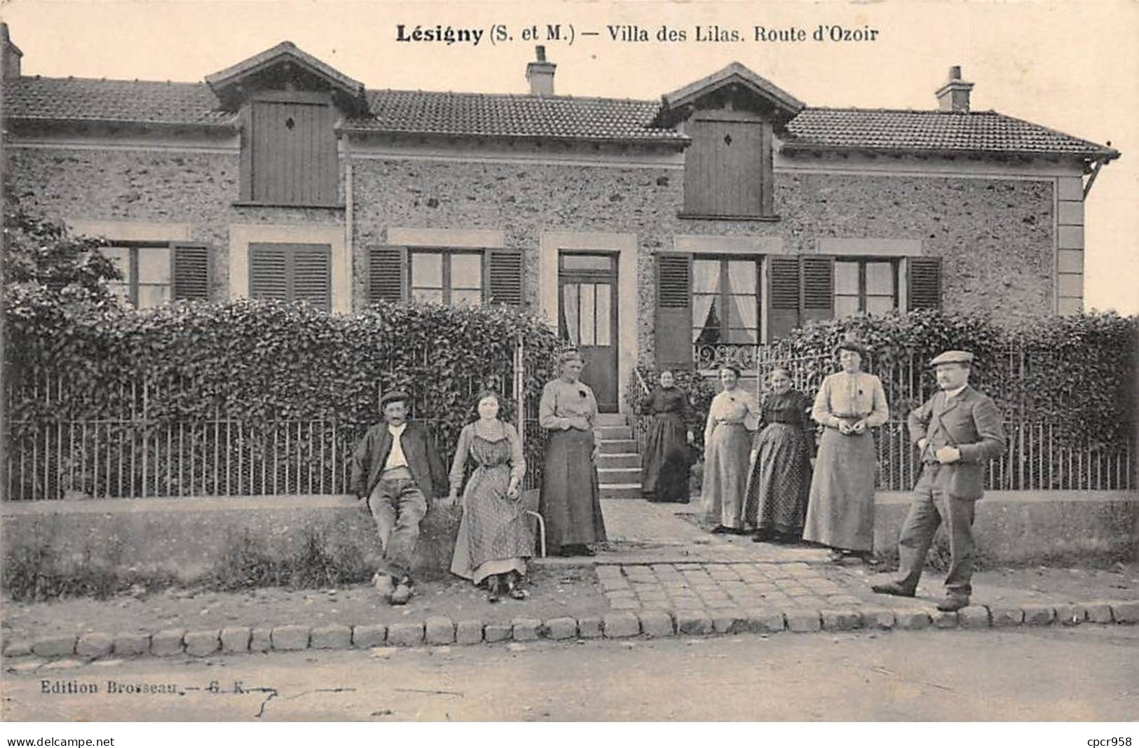 77-AM22456.Lésigny.Villa Des Lilas.Route D'Ozoir - Lesigny