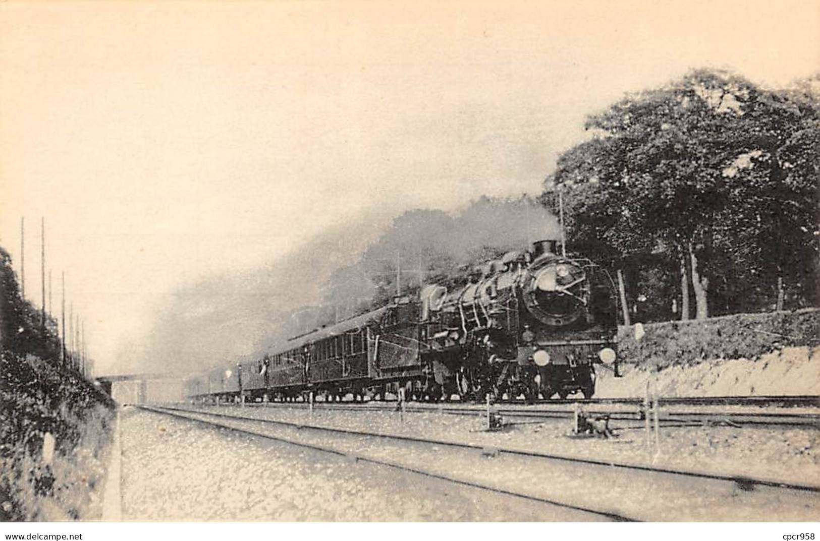 78 - N°86113 - Région De L'Ouest 59 - Le Rapide Du Havre Dans Les Bois D'ACHERES - Machine Pacific - Acheres