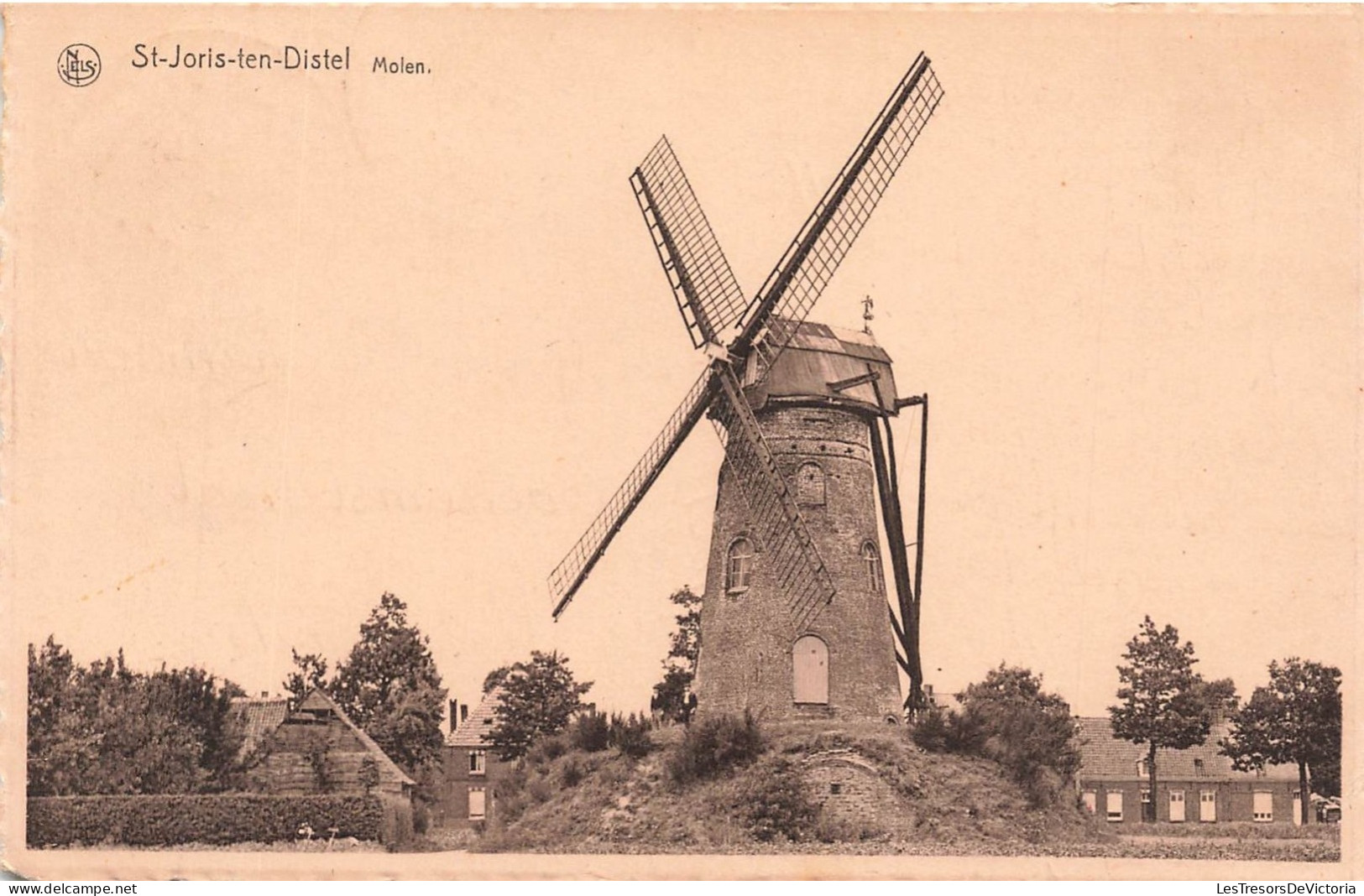 BELGIQUE - St Joris Ten Distel - Molen - Vue Sur Un Moulin - Carte Postale Ancienne - Brugge