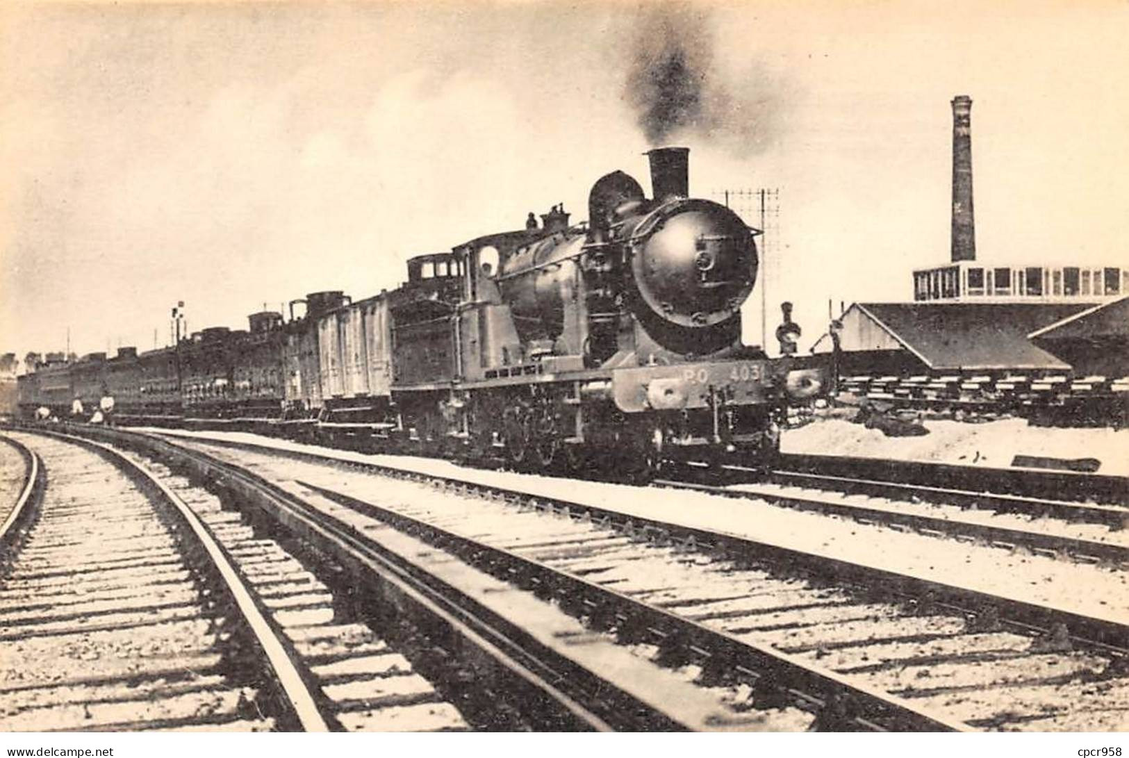 91 - N°86115 - Réseau D'Orléans 83 - Un Express De Nantes Au Saut De Mouton De JUVUSY - Locomotive Compound - Juvisy-sur-Orge