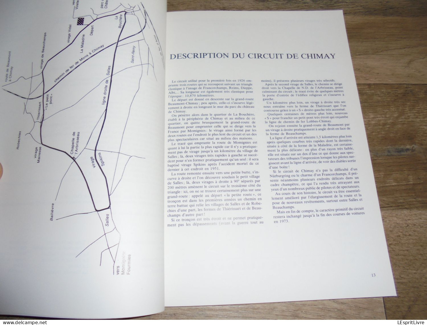 LE GRAND PRIX DES FRONTIERES A CHIMAY Tome 1 1926 à 1959 Biaumet Epuisé Régionalisme Hainaut Course Automobile Auto Car - Auto