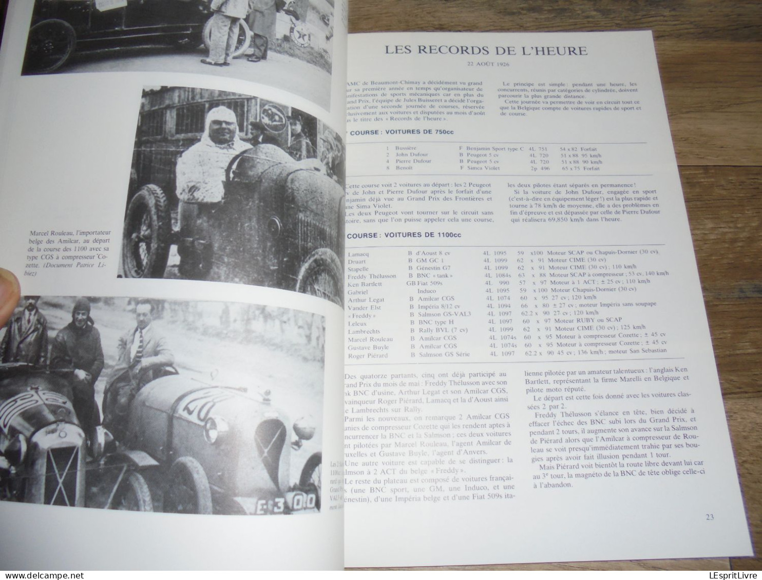 LE GRAND PRIX DES FRONTIERES A CHIMAY Tome 1 1926 à 1959 Biaumet Epuisé Régionalisme Hainaut Course Automobile Auto Car