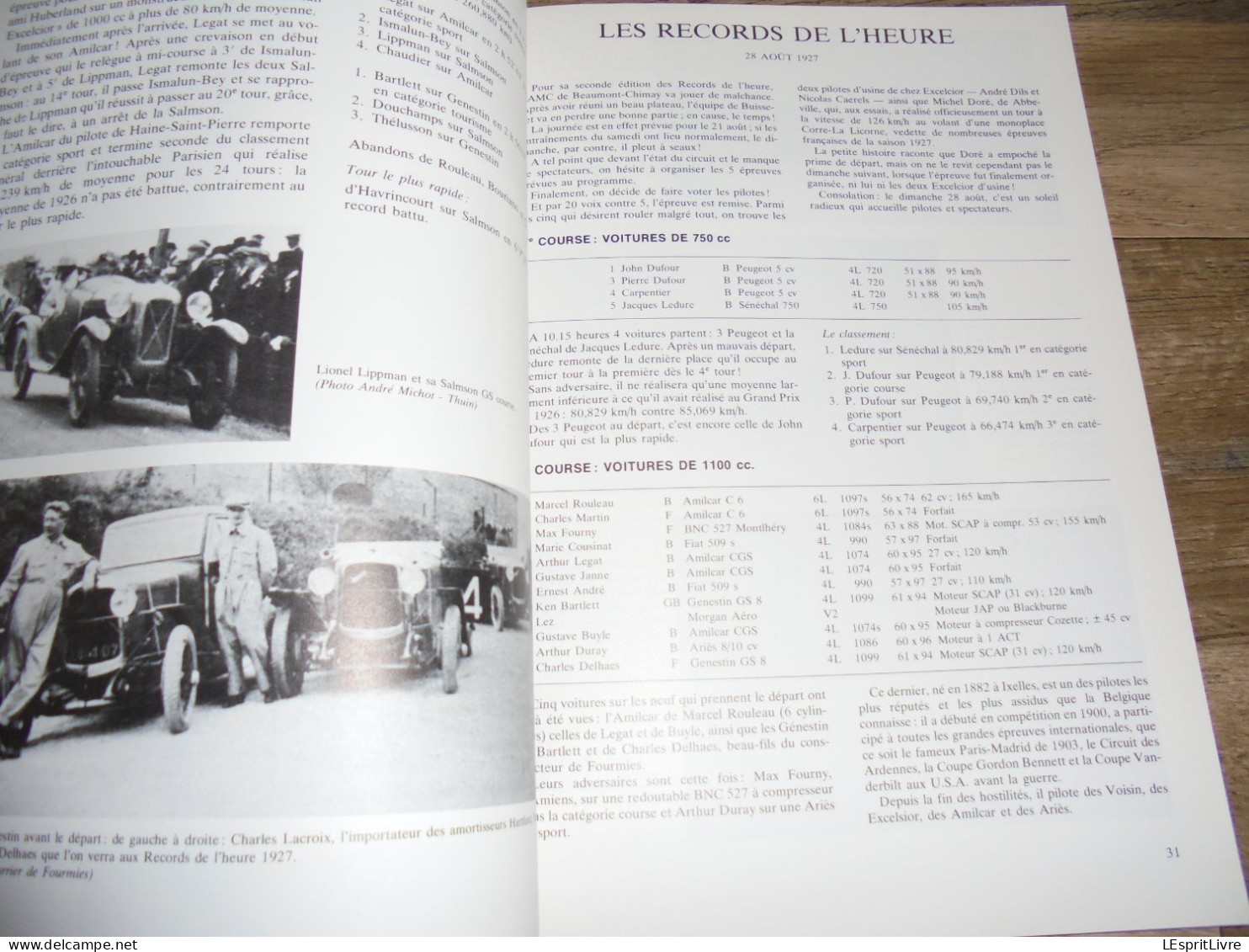 LE GRAND PRIX DES FRONTIERES A CHIMAY Tome 1 1926 à 1959 Biaumet Epuisé Régionalisme Hainaut Course Automobile Auto Car