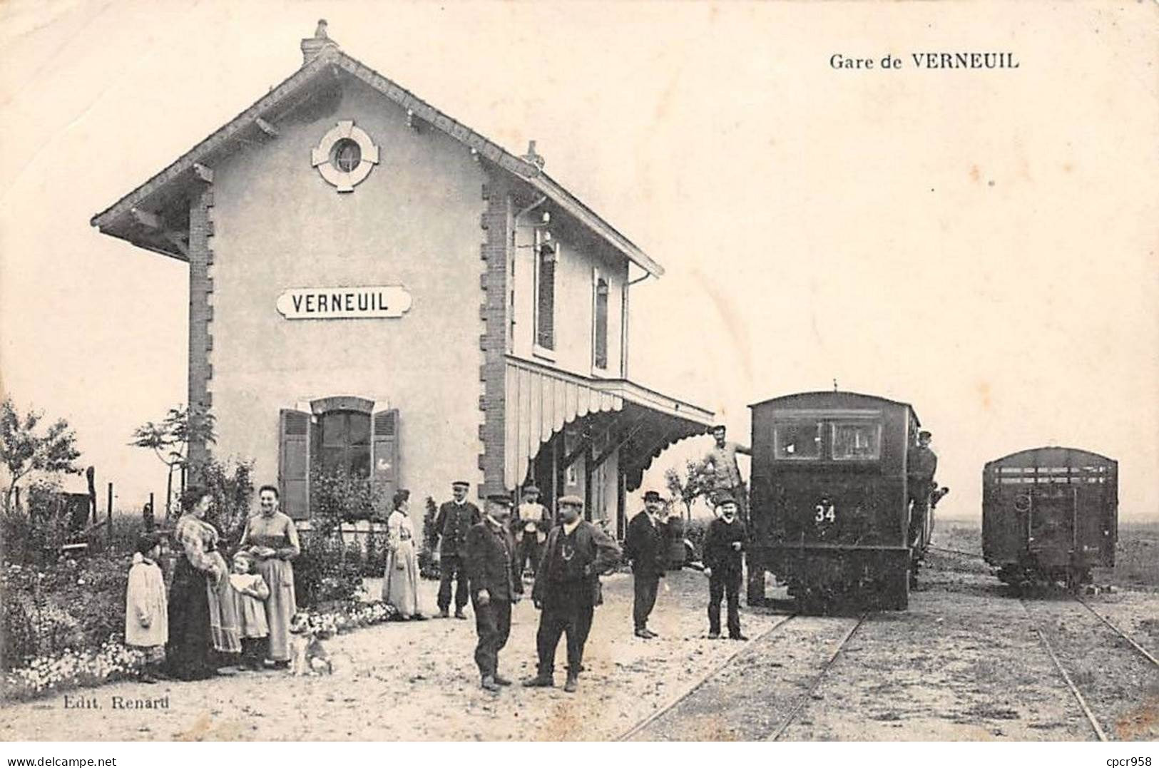 51-AM22218.Verneuil.Gare.Train - Other & Unclassified