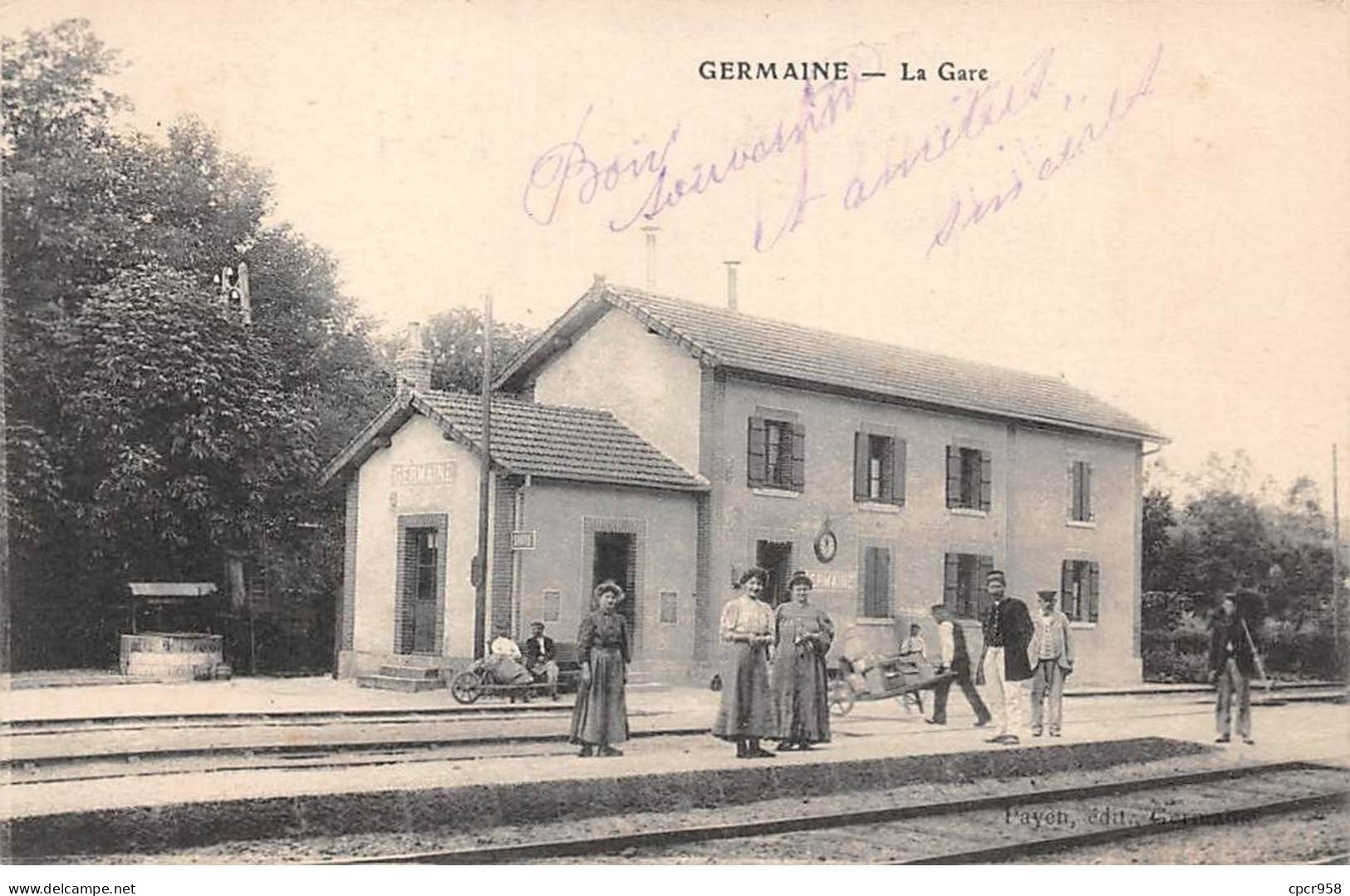 51-AM22204.Germaine.La Gare - Other & Unclassified