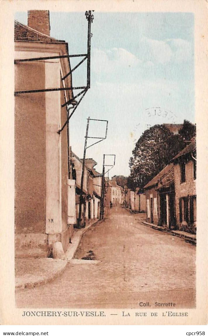 51-AM22195.Jonchery-sur-Vesle.Rue De L'Eglise - Jonchery-sur-Vesle