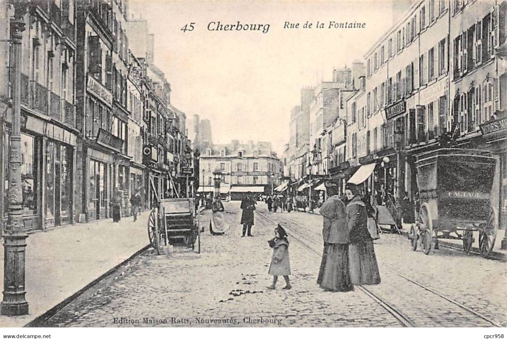50-AM22149.Cherbourg.N°45.Rue De La Fontaine - Cherbourg