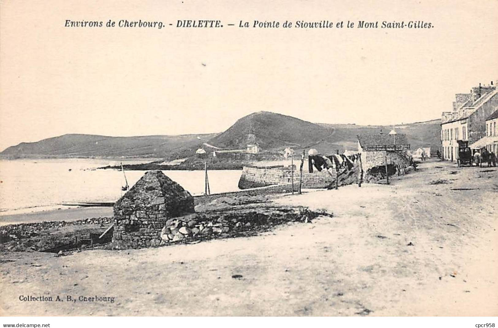 50-AM22160.Dielette.La Pointe De Siouville.Mont Saint Gilles - Autres & Non Classés