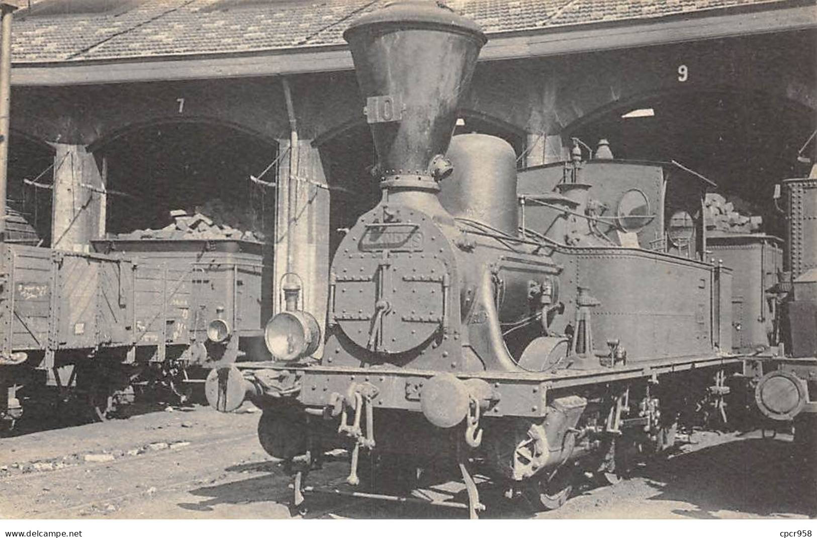 33 - N°86079 - BORDEAUX Saint-Jean - Locomotives Des Voies Ferrées Des Landes 608 - Machine Tender N°10 - Bordeaux