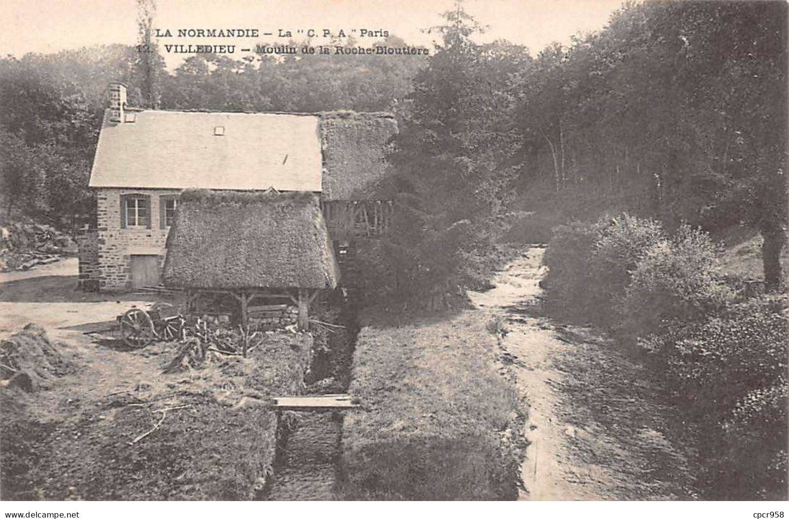 50-AM22119.Villedieu Les Poëles.Moulin De La Roche Bloutière - Villedieu