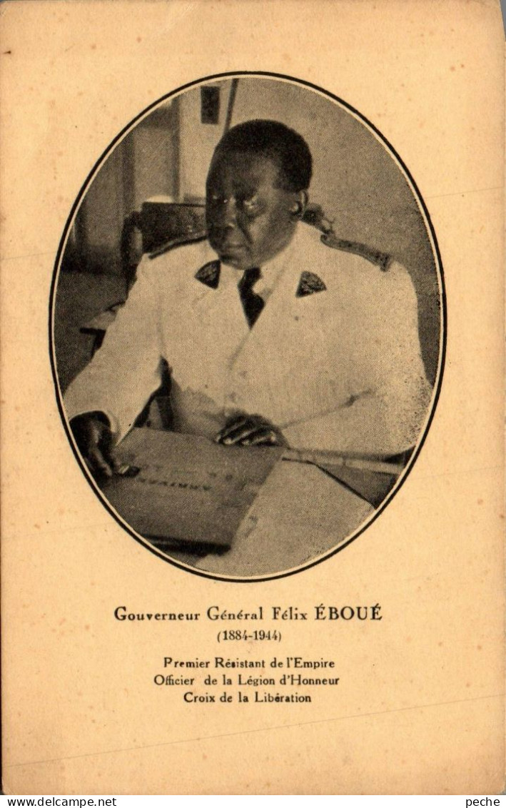 N°908 W -cpa Gouverneur Général Félix Eboué- - Ivory Coast