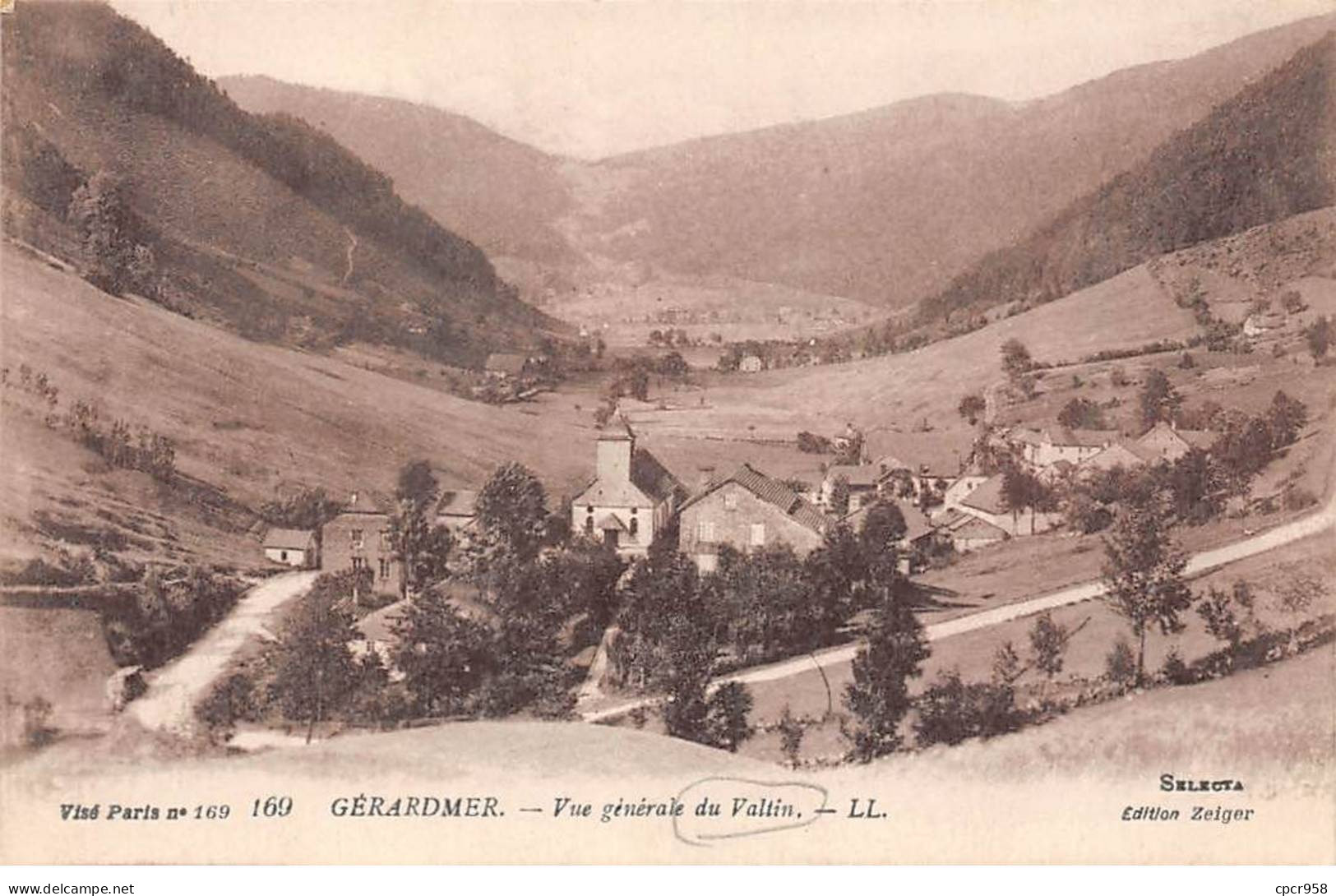 88-AM22639.Gérardmer.N°169.Vue Générale Du Valtin - Gerardmer