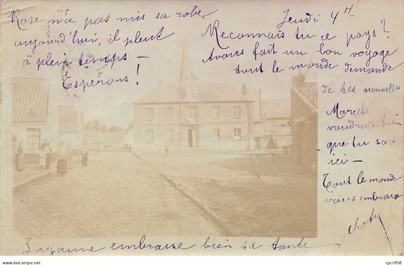 59 - N°87060 - ARLEUX Du Nord - Une Rue - Carte Photo - Arleux