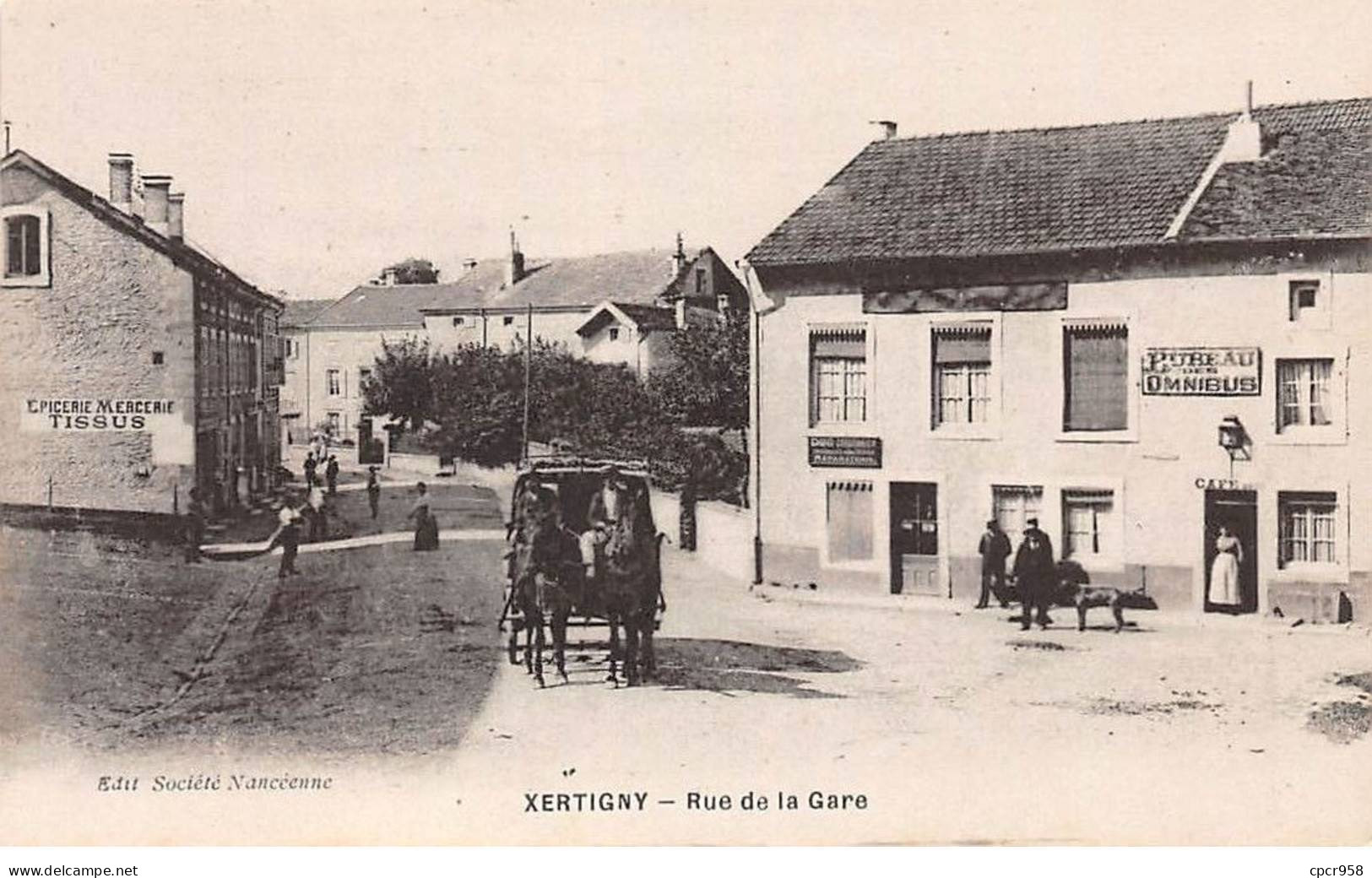 88-AM22657.Xertigny.Rue De La Gare - Xertigny