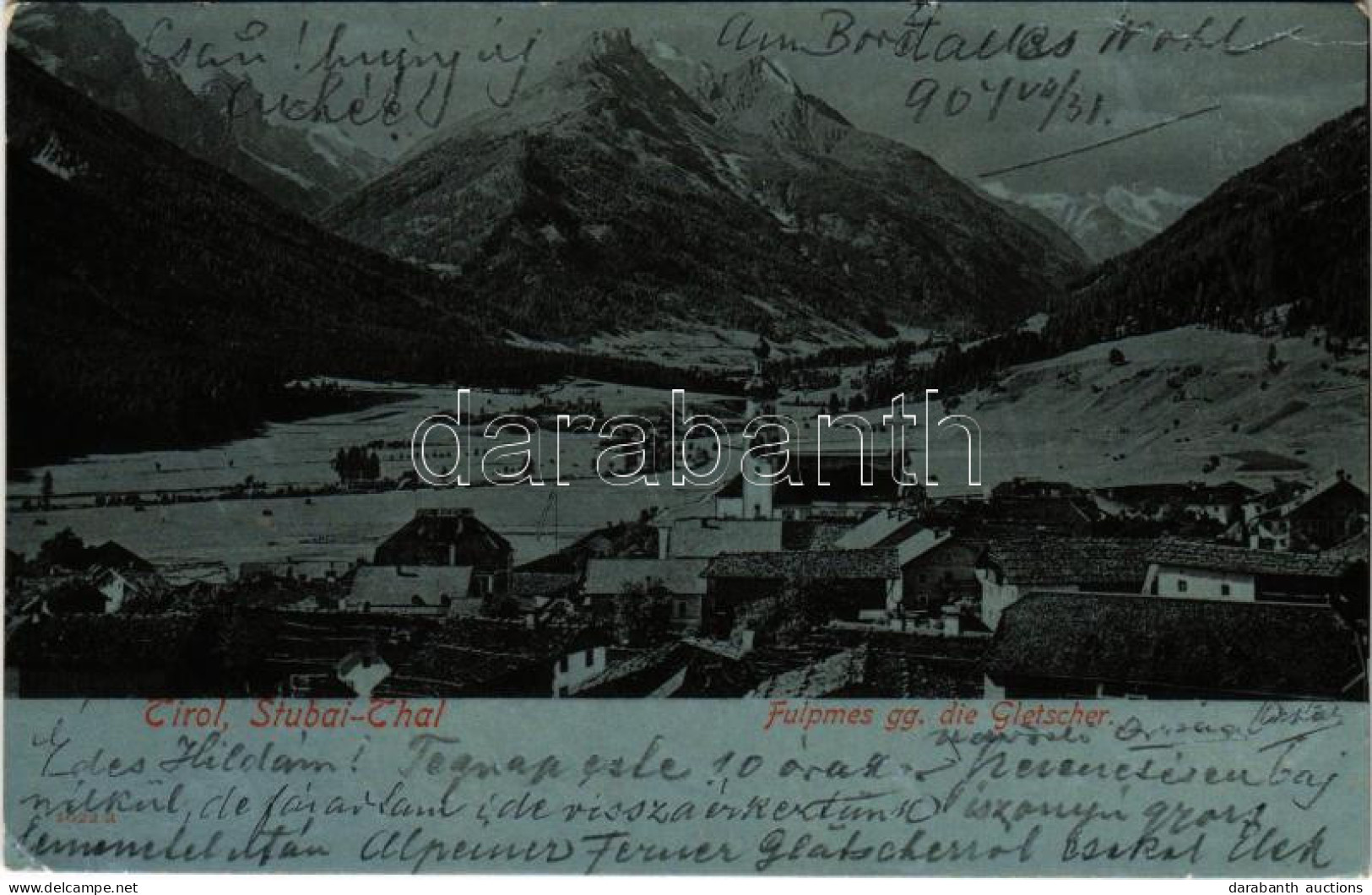 T2/T3 1904 Fulpmes (Tirol), Gegen Die Gletscher, Stubaital (EK) - Unclassified