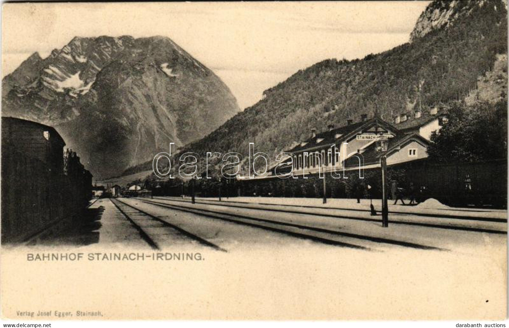 ** T2/T3 Stainach (Stainach-Pürgg, Steiermark); Bahnhof Stainach-Irdning / Railway Station, Train, Locomotive - Non Classés