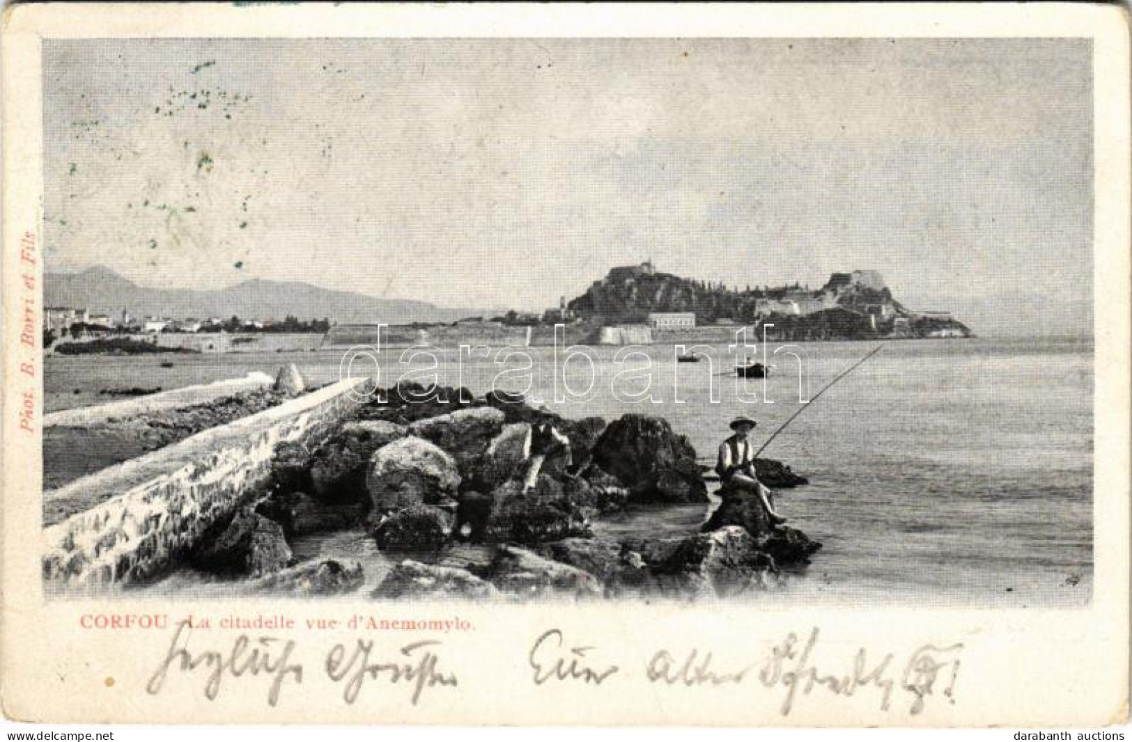 T2/T3 Corfu, Corfou; La Citadella Vue D'Anemomylo (EK) + "K.u.k. Kriegsmarine SMS Kaiserin Und Königin Maria Theresia" - Unclassified