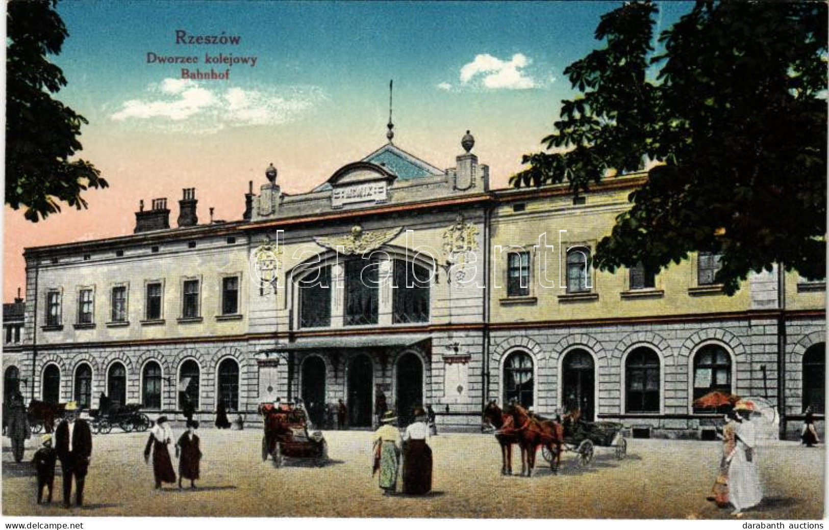 ** T1 Rzeszów, Dworzec Kolejowy / Bahnhof / Vasútállomás / Railway Station - Non Classés