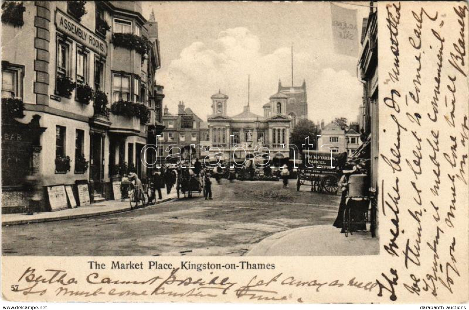 T2/T3 1904 Kingston Upon Thames, The Market Place (EK) - Ohne Zuordnung