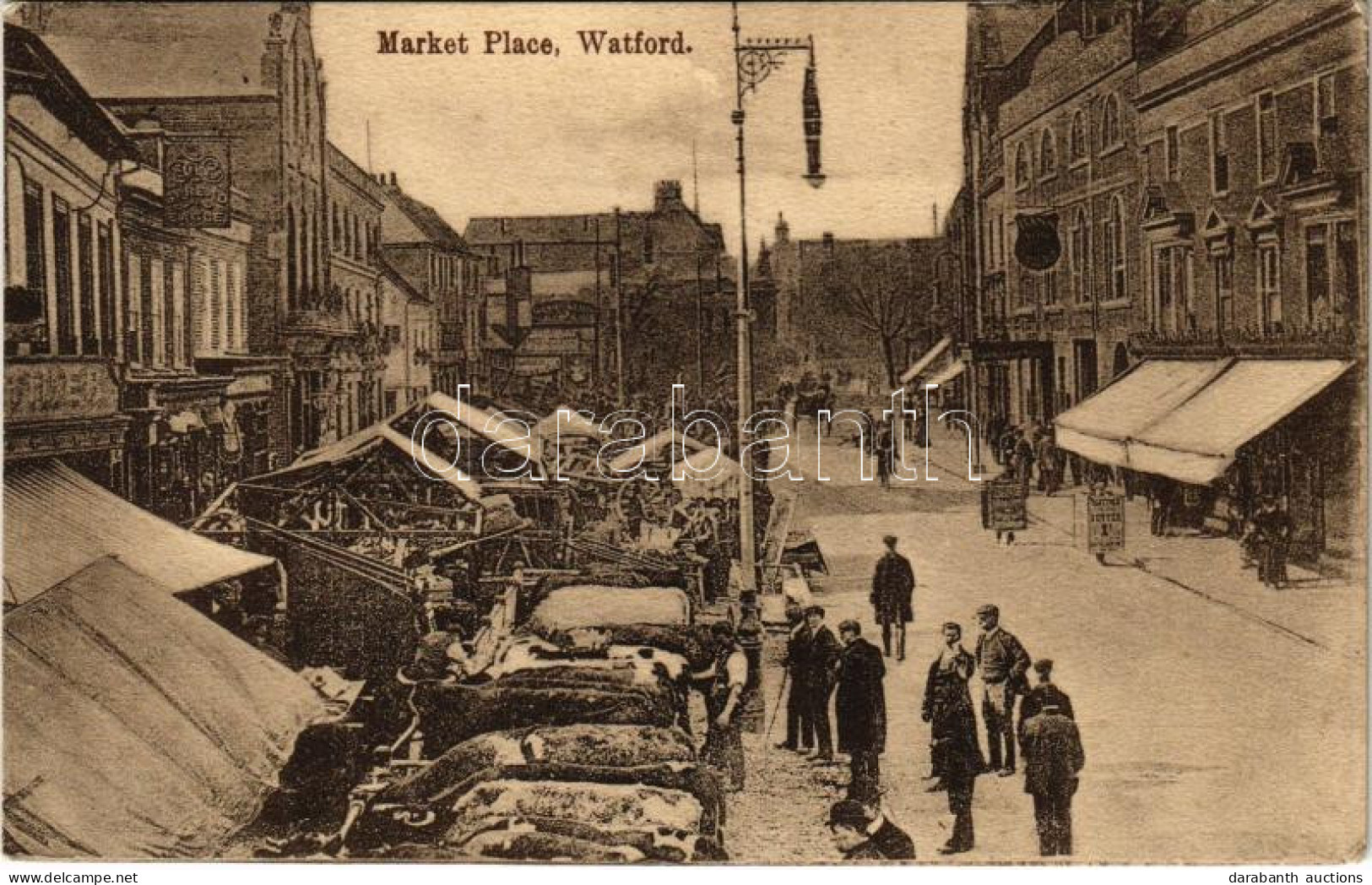 T2/T3 1914 Watford, Market Place (EK) - Zonder Classificatie