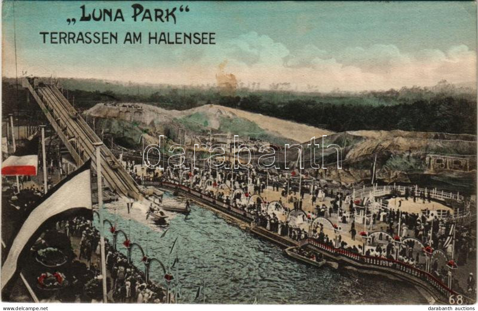 T2/T3 1910 Berlin, Luna Park Terassen Am Halensee / Amusement Park (EK) - Unclassified