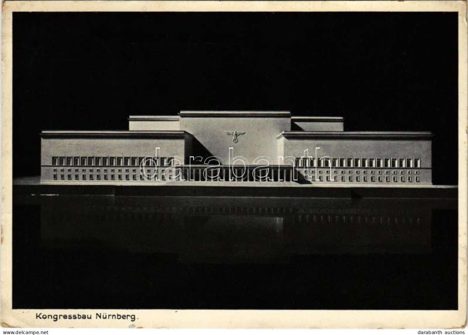 T2/T3 1939 Nürnberg, Nuremberg; Kongressbau, Stadt Der Reichsparteitag / German Nazi Propaganda (EK) + So. Stpl - Non Classés