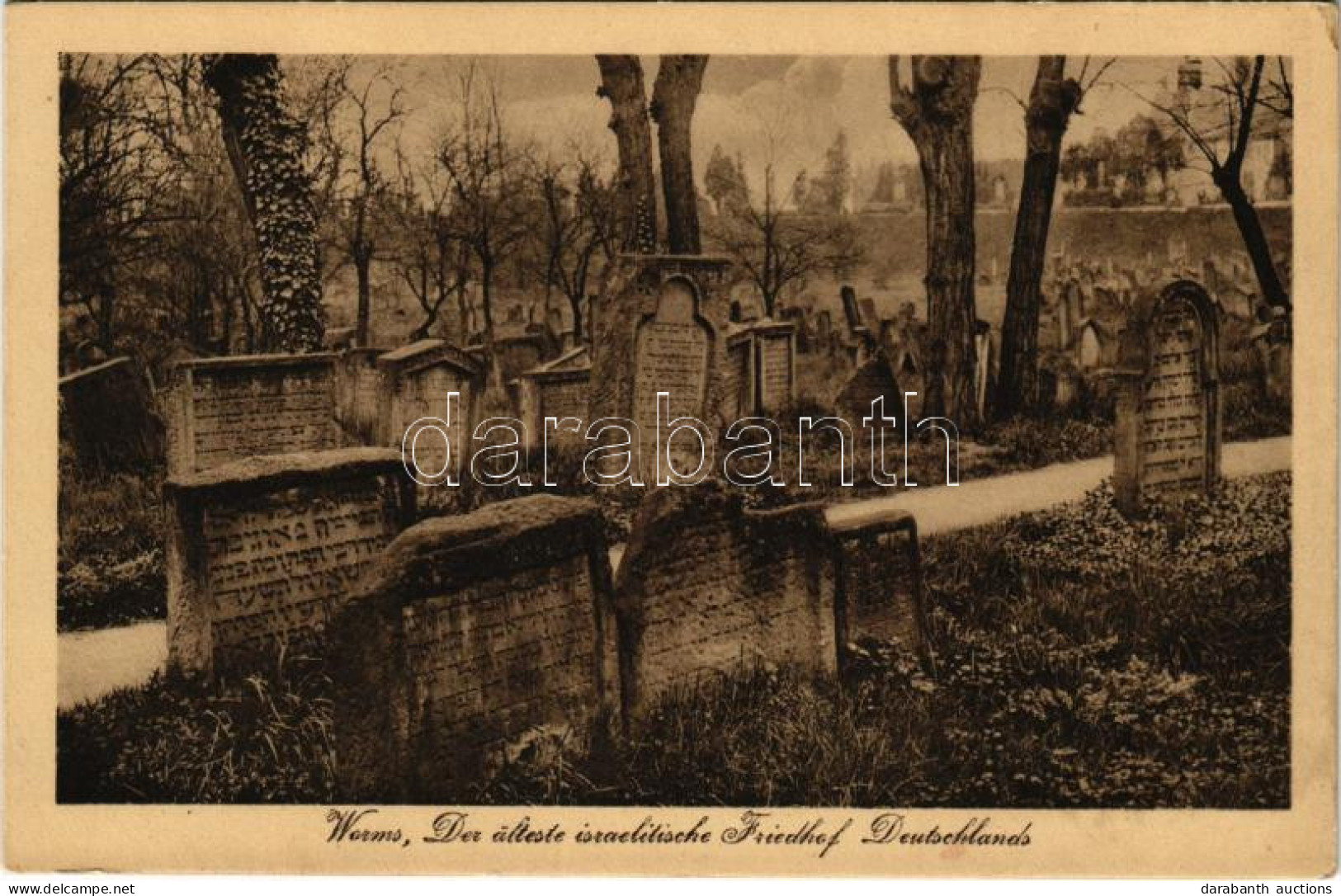 ** T2 Worms, Der älteste Israelitische Friedhof Deutschlands / Jewish Cemetery - Unclassified