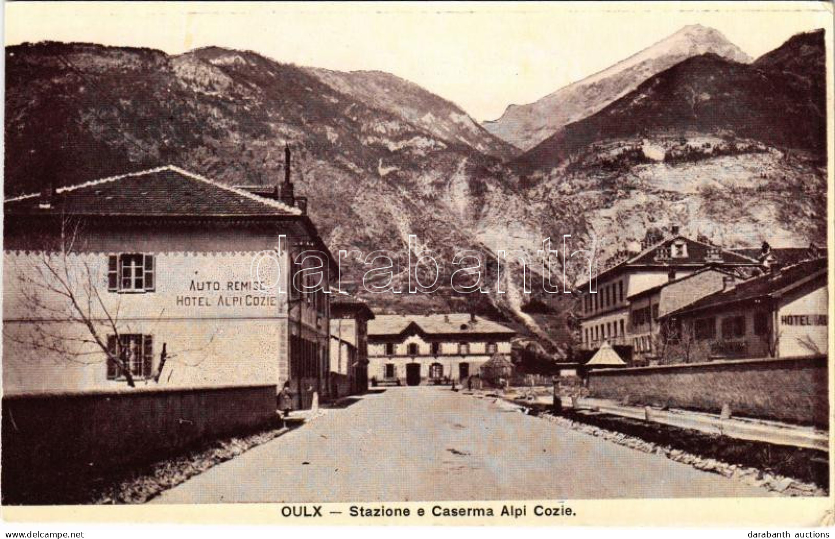 * T2/T3 Oulx, Stazione E Caserma Alpi Cozie / Railway Station, Hotel (EK) - Non Classés