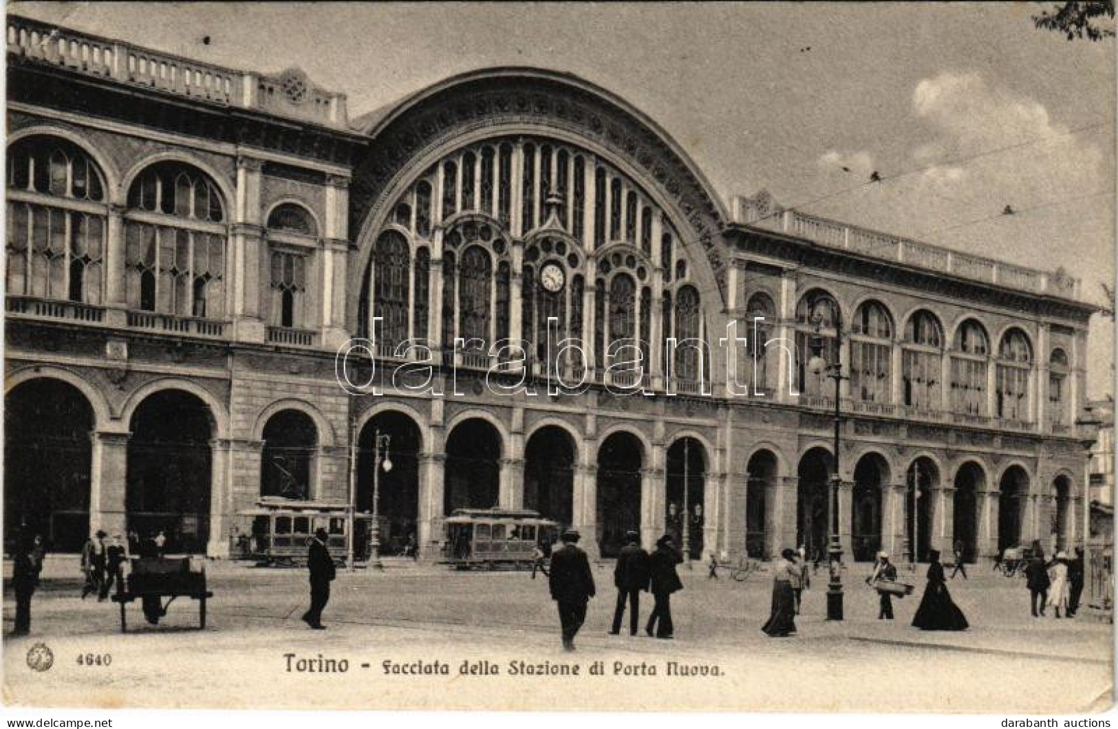 * T2/T3 Torino, Turin; Facciata Della Stazione Di Porta Nuova / Railway Station, Tram (EK) - Sin Clasificación
