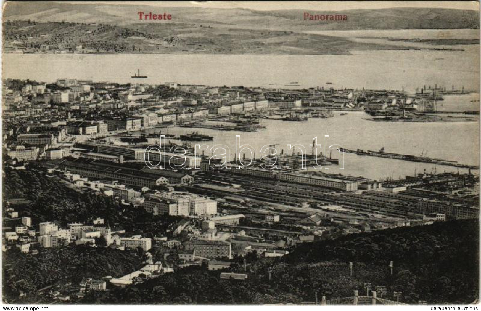 T2 1915 Trieste, Trieszt; Panorama, Port - Unclassified