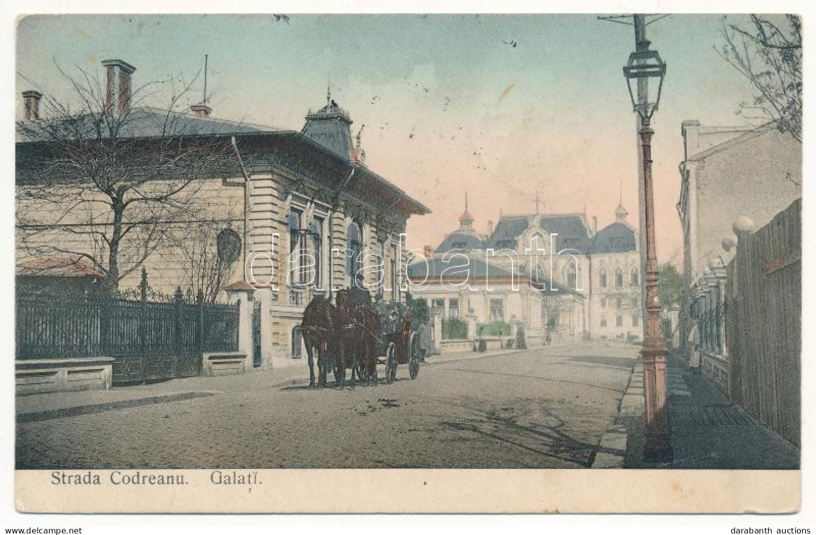 T2/T3 1908 Galati, Galatz; Strada Codreanu / Street (EK) - Unclassified