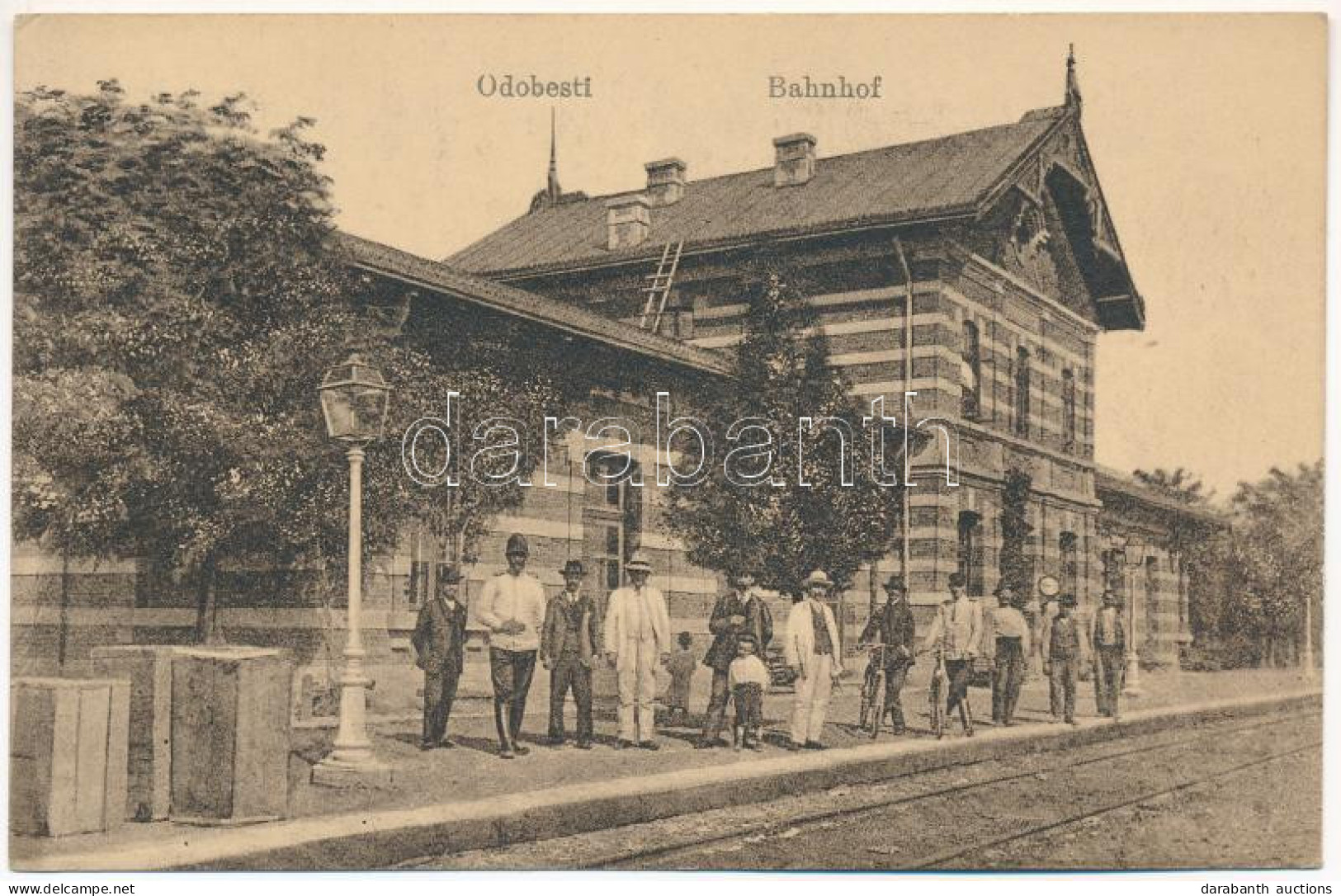 ** T2/T3 Odobesti, Ododesti; Bahnhof / Gara / Railway Station - Non Classés