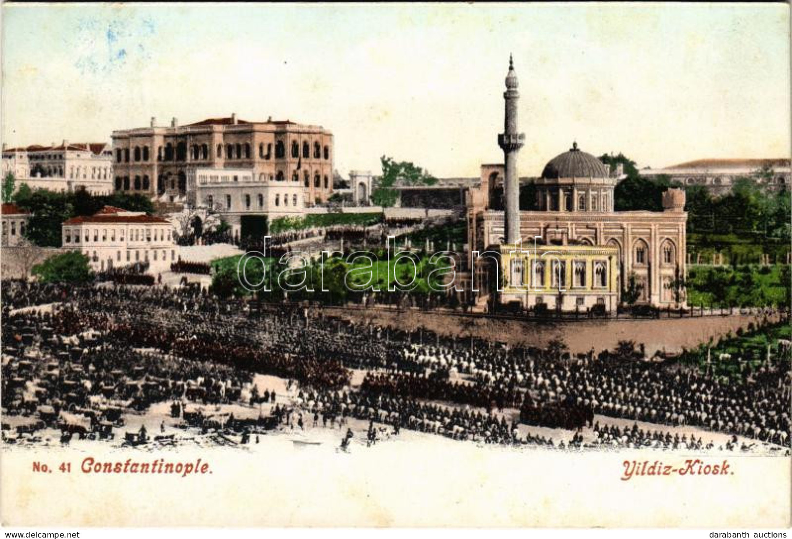 ** T2/T3 Constantinople, Istanbul; Yildiz Kiosk / Military Parade, Market (fl) - Sin Clasificación