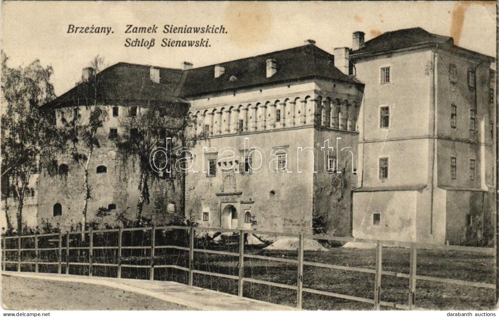 * T2/T3 Berezhany, Brzezany, Berezsani; Schloß Sienawski / Zamek Sieniawskich / Castle (fl) - Unclassified