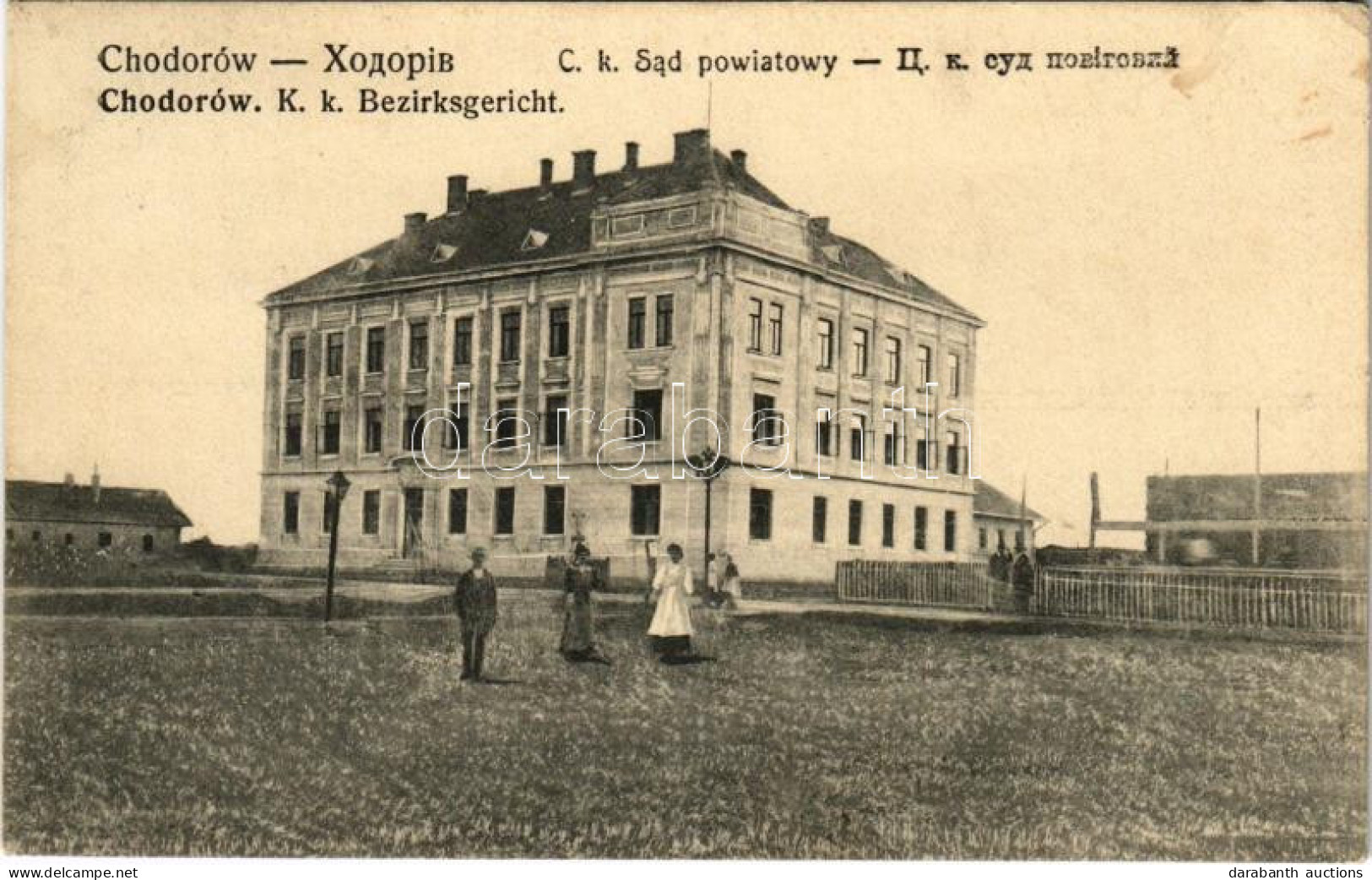 T2/T3 Khodoriv, Chodorów; C. K. Sad Powiatowy / K. K. Bezirksgericht / District Court (EK) - Non Classés