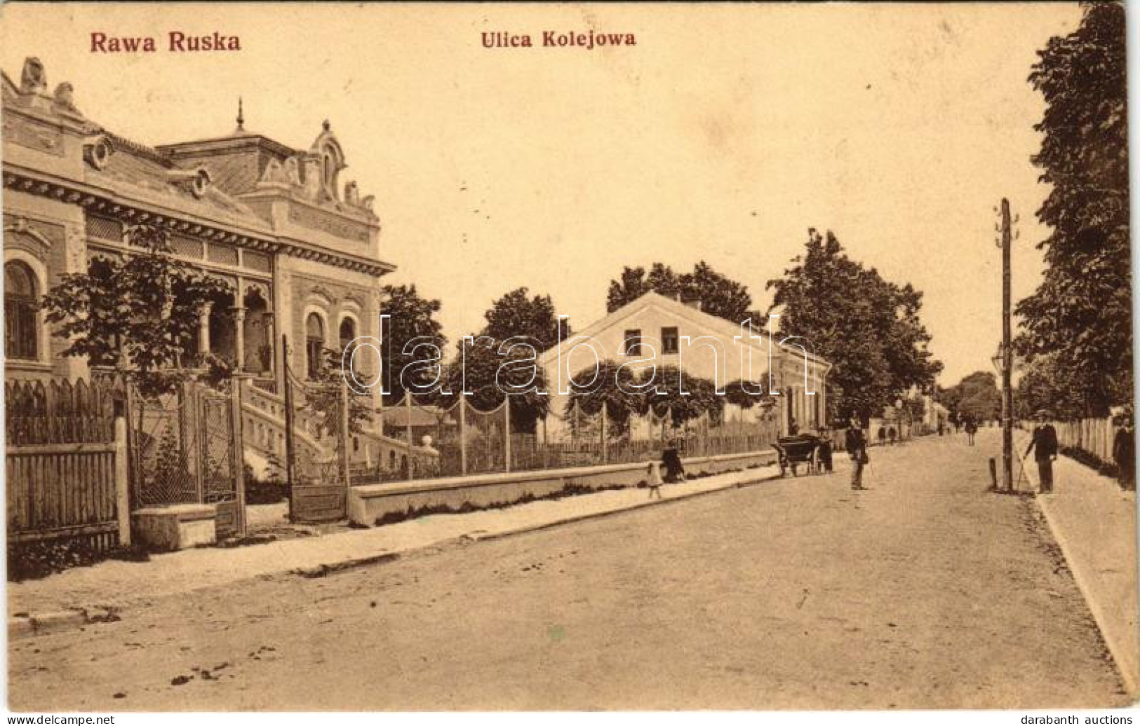 T2/T3 1915 Rava-Ruska, Rawa Ruska; Ulica Kolejowa / Railway Street (fl) - Unclassified