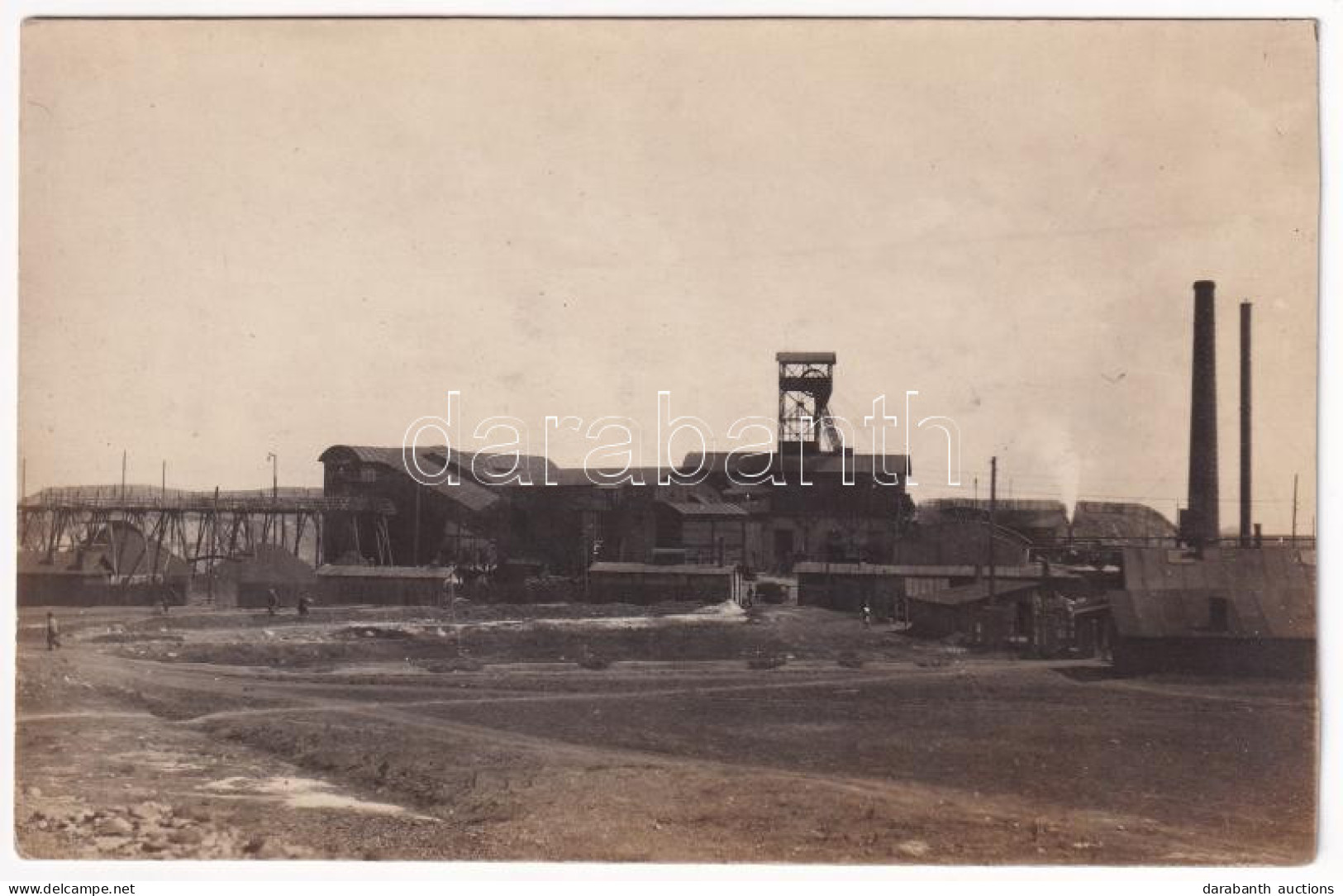 * T4 1918 Rutschenkovo, Rutschenkowo; Szénbánya / Coal Mine. Photo (cut) - Zonder Classificatie