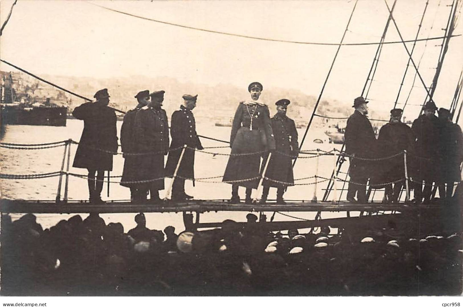 Allemagne - N°86876 - A Identifier - Hommes Et Militaires Sur Une Passerelle - A Identificar