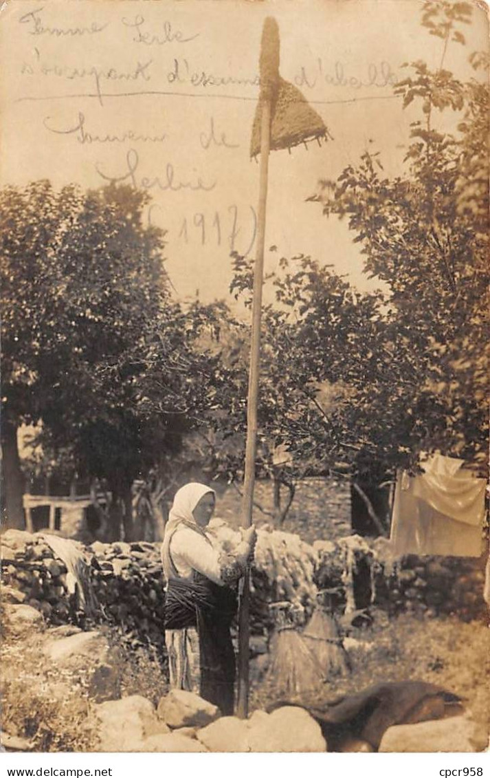 Serbie - N°86904 - Femme, ... Essaims D'abeilles - Agriculture - Carte Photo - Serbia