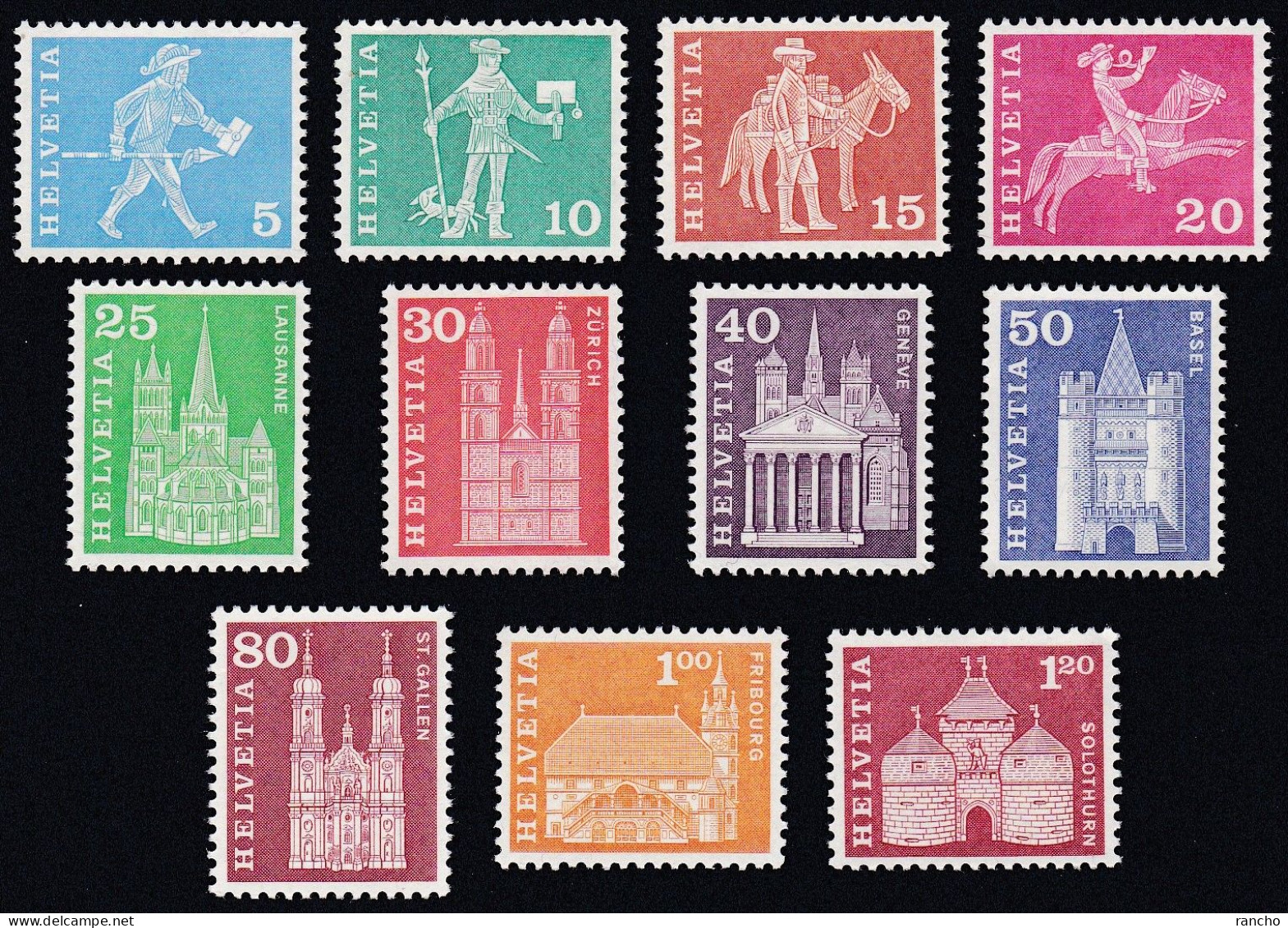 ** SERIE TIMBRES NEUFS C/.S.B.K. Nr:355L/63.67.69/70L. Y&TELLIER Nr:643a/51.55.57/58a MICHEL Nr:696y/04.08.10/11y.** - Neufs