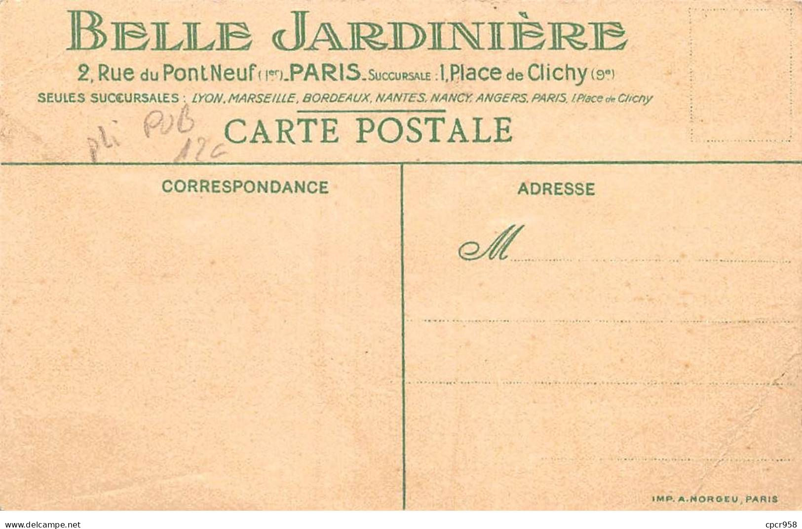 Publicité - N°86517 - Souvenir Belle Jardinière Paris - L'Autruche (Les Grandes Chasses) - Carte Pliée Vendue En L'état - Werbepostkarten