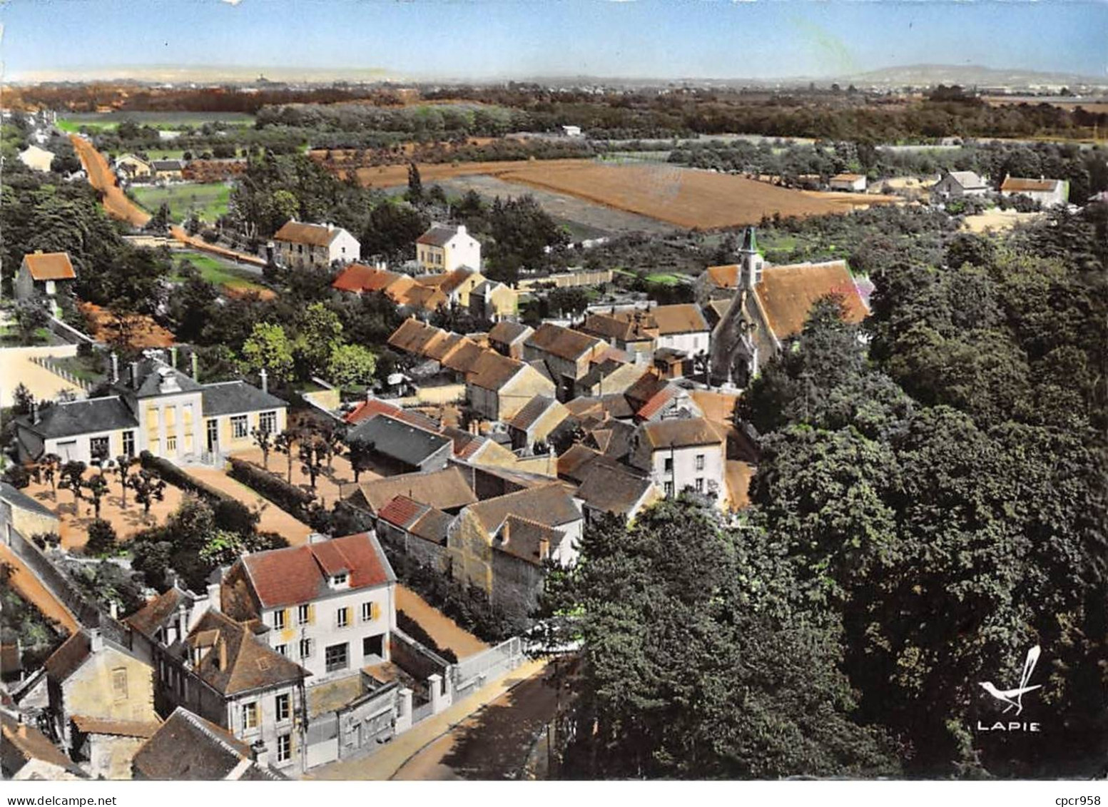 95 - SAN61400 - NEUVILLE SUR OISE - Le Centre - Lapie- CPSM 10x15 Cm - Neuville-sur-Oise