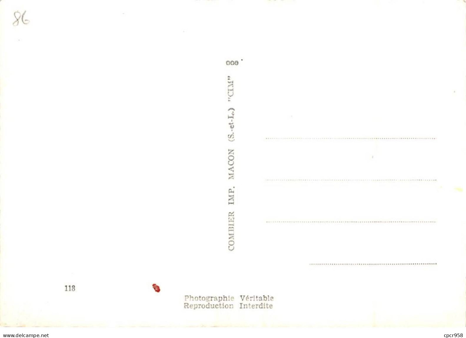 86 - SAN62251 - COULOMBIERS - Vue D'ensemble - Combier - CPSM 10x15 Cm - Sonstige & Ohne Zuordnung