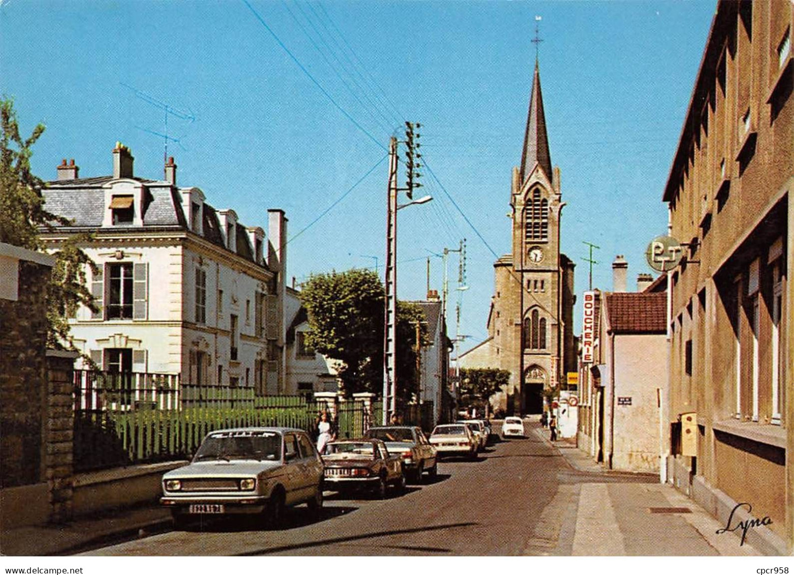 78 - SAN62164 - LES MUREAUX - L'Eglise - Abeille Cartes - CPSM 10x15 Cm - Les Mureaux