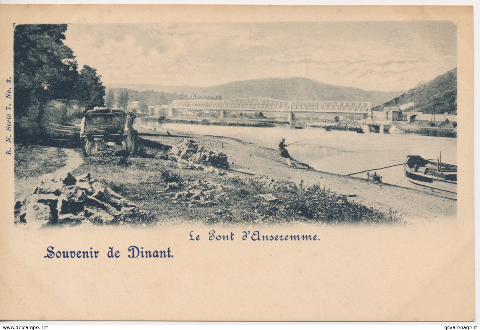 SOUVENIR DE DINANT     LE PONT D'ANSEREMME                            ZIE AFBEELDINGEN - Dinant