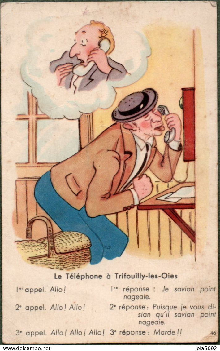 Thème Téléphone à Trifouilly-les-Oies - 1900-1949